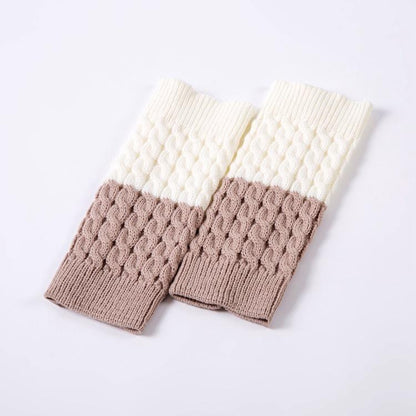 Boot Cuff Thick Short-Sleeved Thick Thick Bamboo Knit Wool Yarn Socks - 5