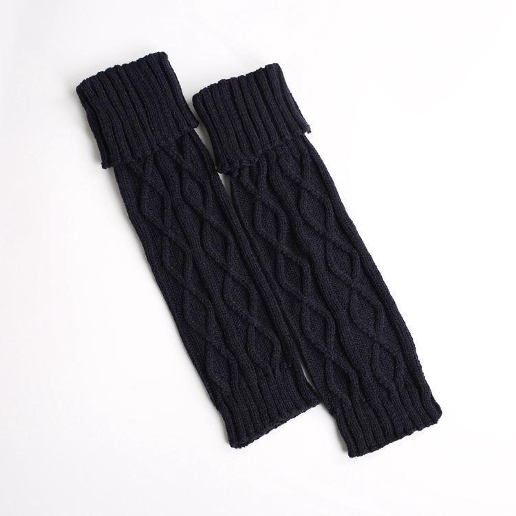 Boot Cuff Thick Short-Sleeved Thick Thick Bamboo Knit Wool Yarn Socks - 9