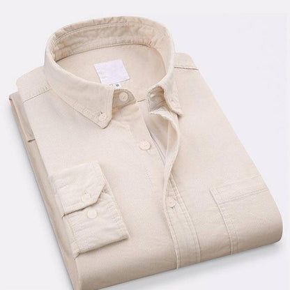North Royal Long Sleeve Corduroy Pocket Shirt