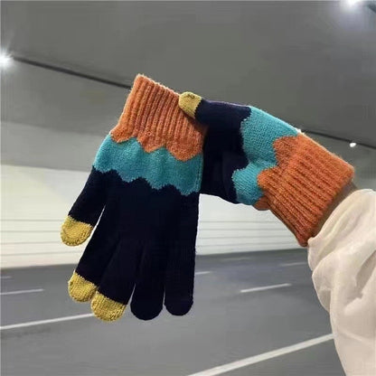 Kids Finger Touchscreen Knitted Gloves