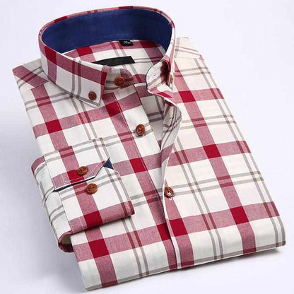 Sky Madrid Plaid Button-Down Shirt
