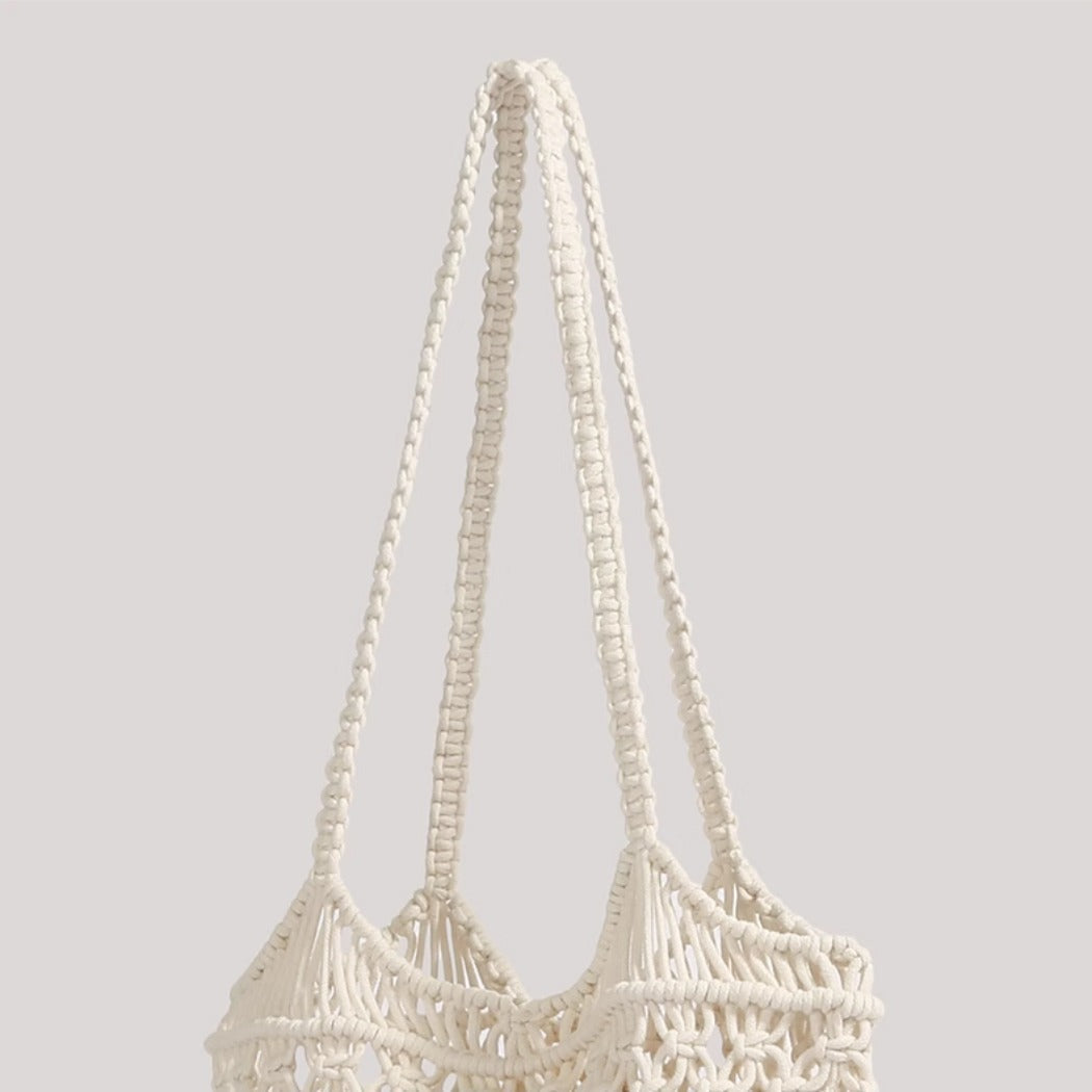Cosbai - Boho Fringe Crochet Bag - Basic &amp; Chic