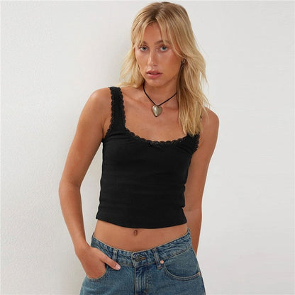 Solid Color Slim-Fit Tank Top