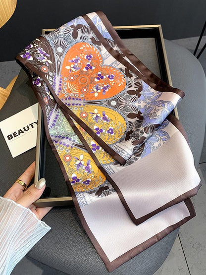 Vintage Fashion Printed Scarf Bag Accessories