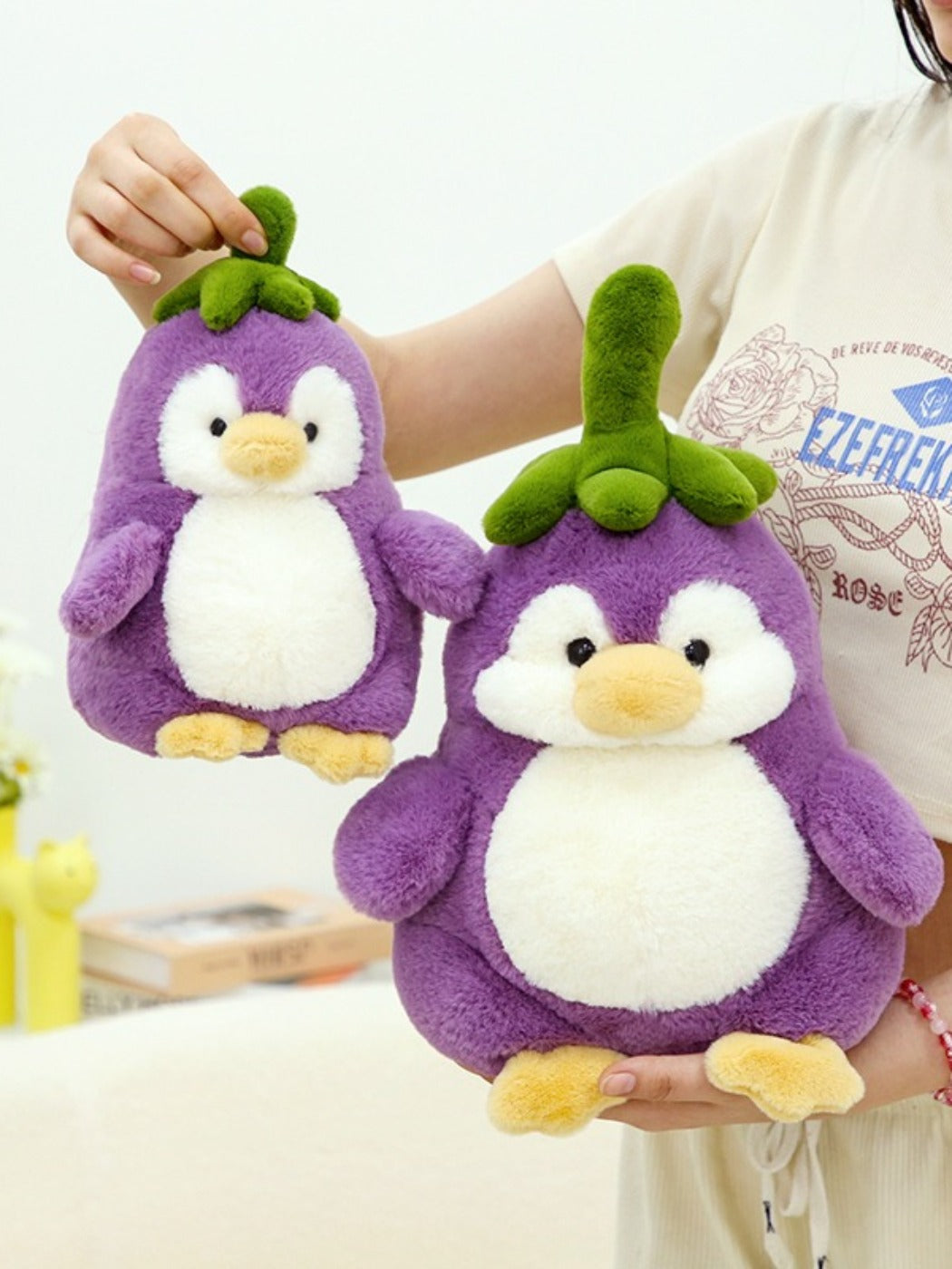 Kawai - Purple Penguin Plush Toy - Cozy &amp; Sweet