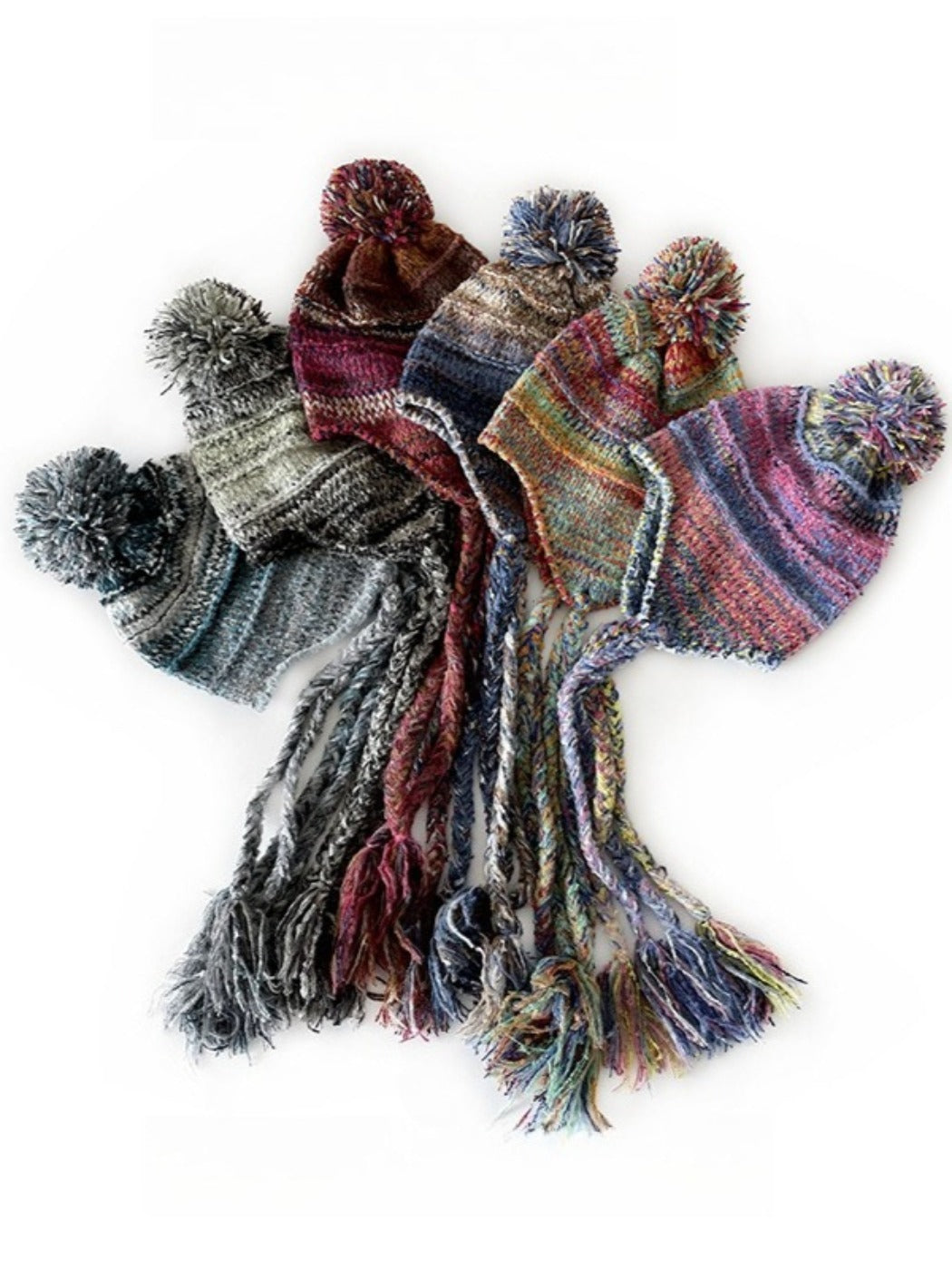 Haila - Women’s Colorblock Knit Earflap Beanie