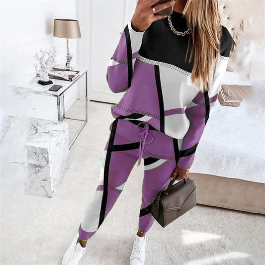 Printed Stretch Flared Leggings