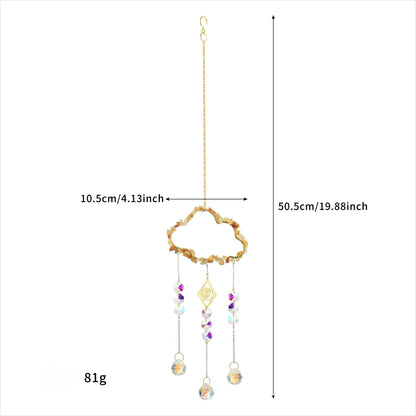 Cloud Stone Cross Crystal Home Hangings