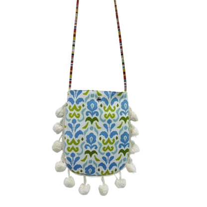 Cosbai - Retro Atlas-Pattern Knit Shoulder Bag - Vintage &amp; Practical