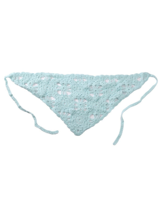 Haila - Boho Style Hollow Crochet Triangle Headscarf