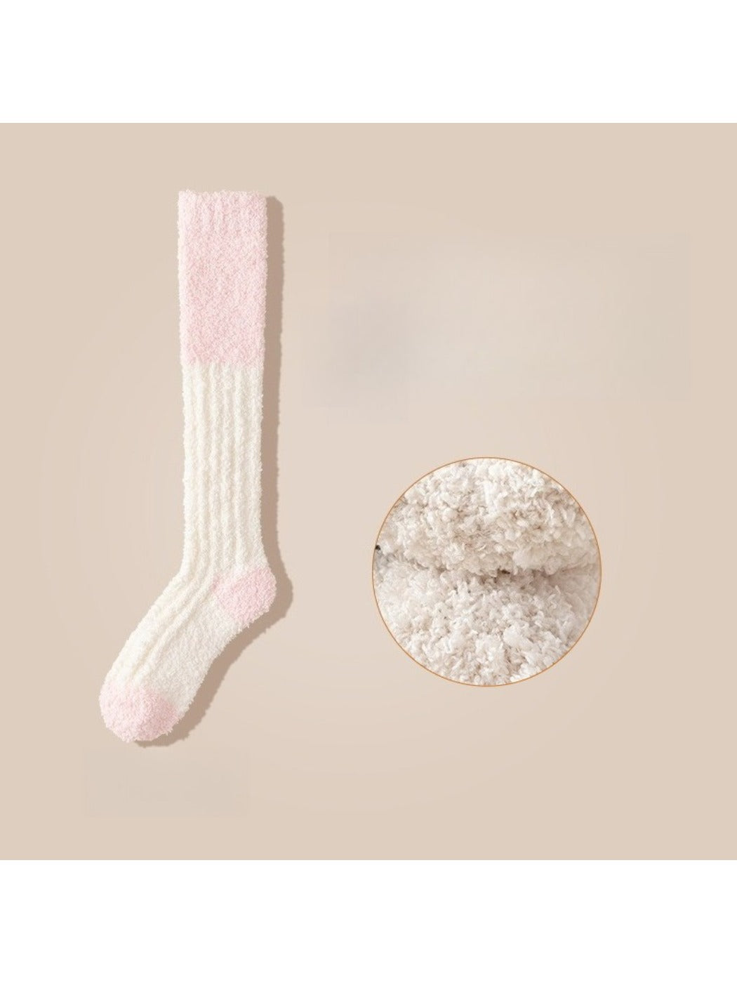 Rufia - Cozy Coral Fleece Thermal Sleeping Socks