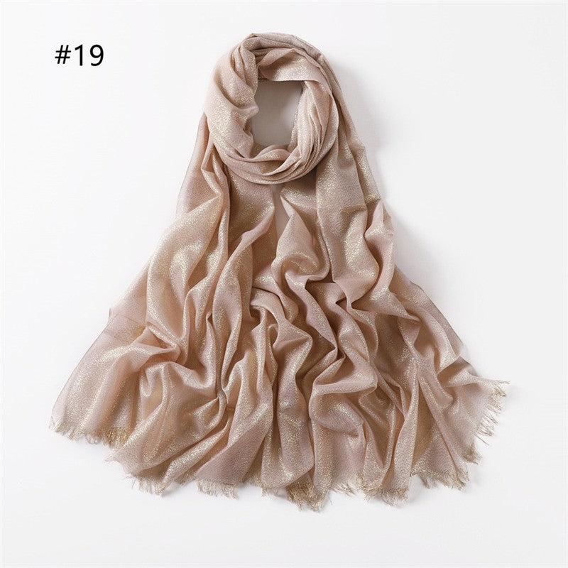 Lightweight Breathable Solid Color Scarf