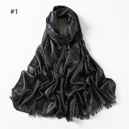 Lightweight Breathable Solid Color Scarf