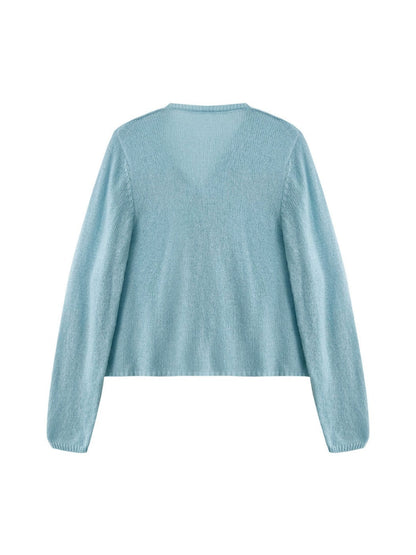 Crosa - Knitted Sweater Featuring Exquisite Embroidery