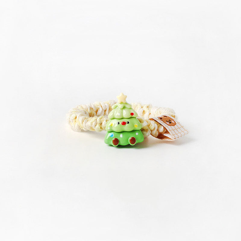 Sweet Santa Claus Christmas Elastic Hair Tie