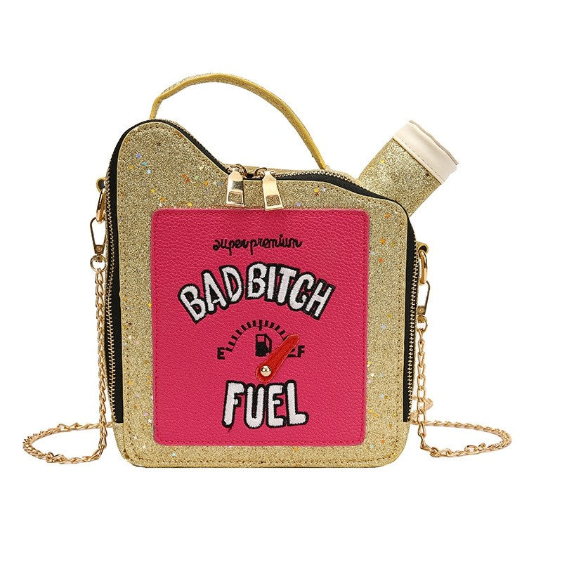 Shining Sequin Letters Crossbody Bag