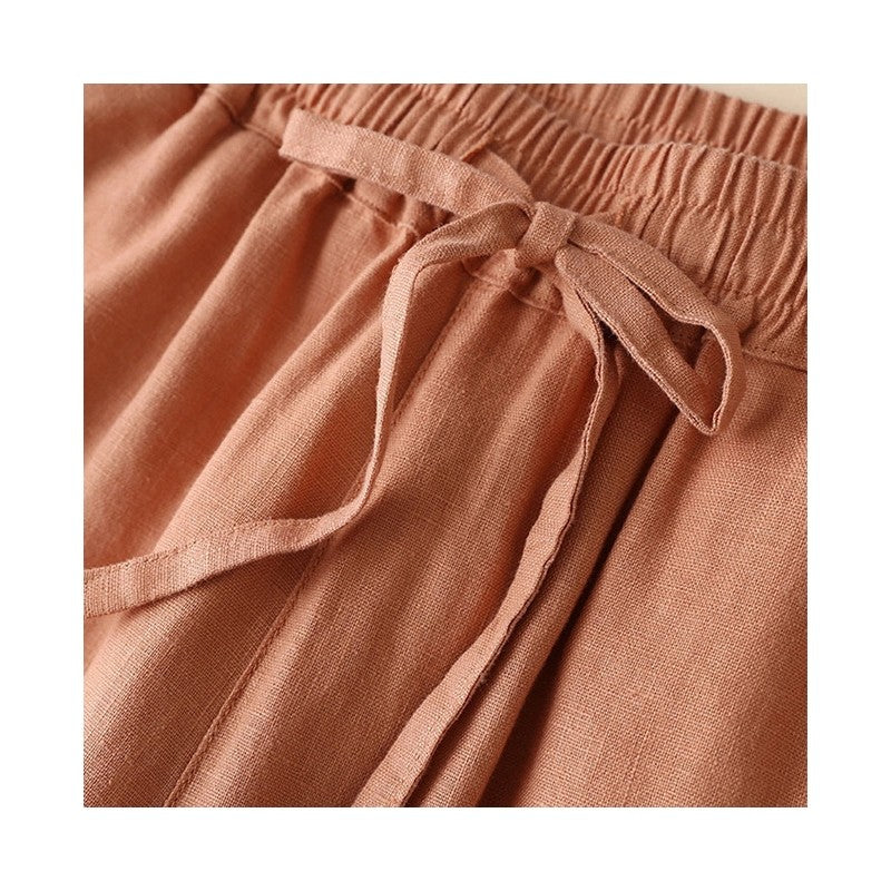 Drawstring Straight Leg Baggy Pants