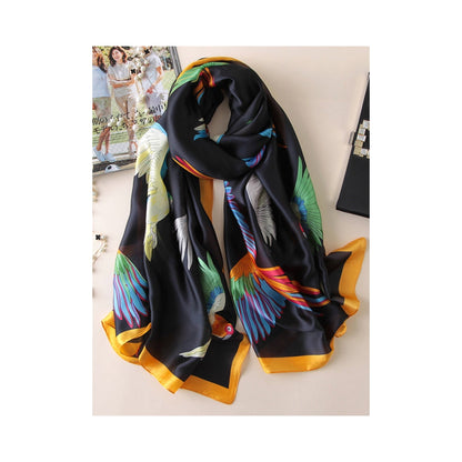 Original Floral Parrot Printed Shawl&Scarf