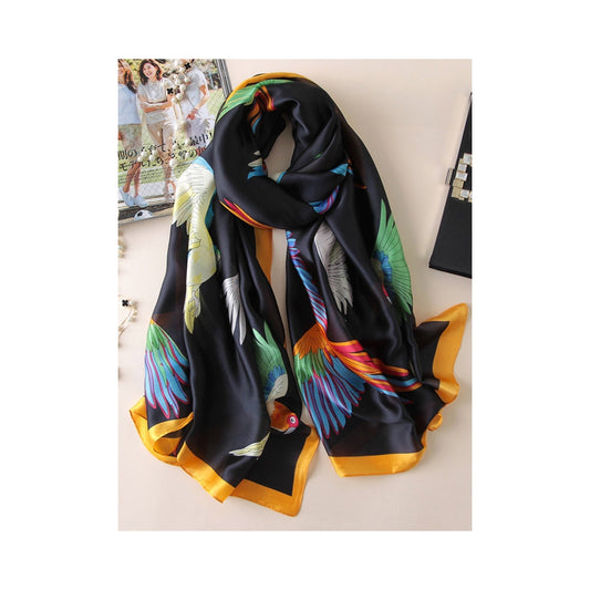 Original Floral Parrot Printed Shawl&Scarf