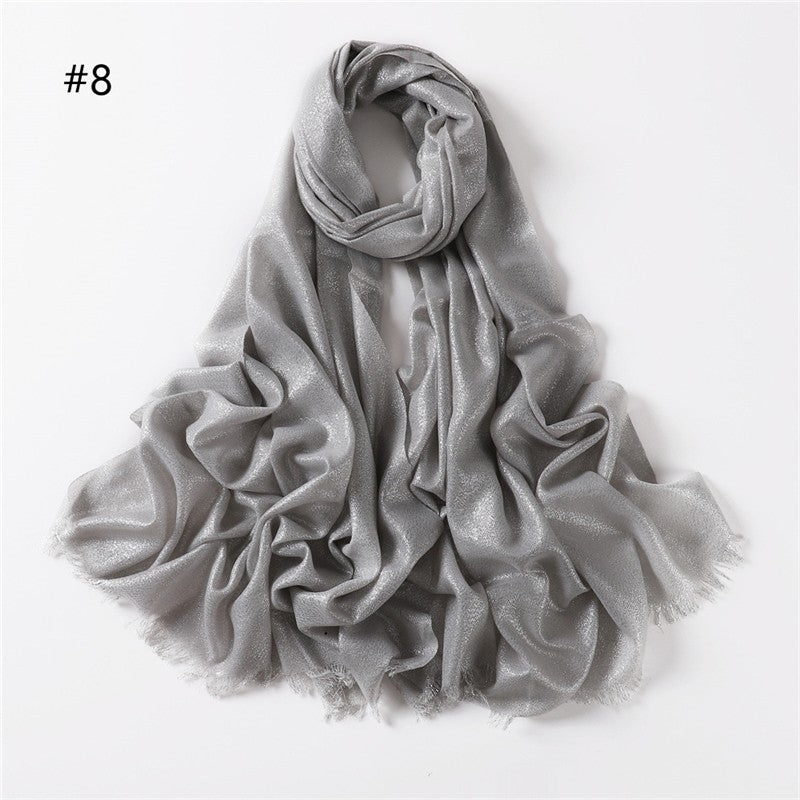 Lightweight Breathable Solid Color Scarf