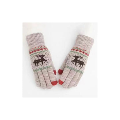Kids Finger Touchscreen Knitted Gloves