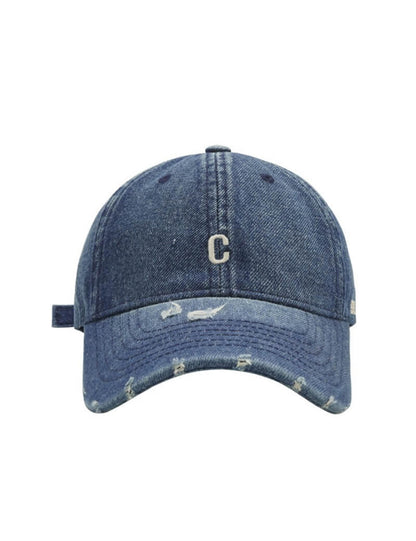 Ripped Vintage Embroidered Baseball Caps
