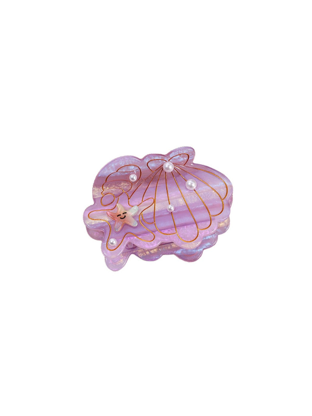Clio - Ocean Seashell-Shaped Hair Clips