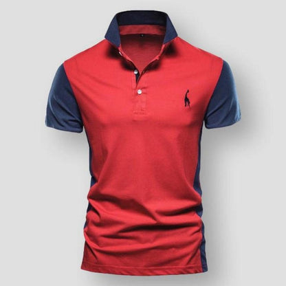 Sky Madrid Embroidered Polo Shirt