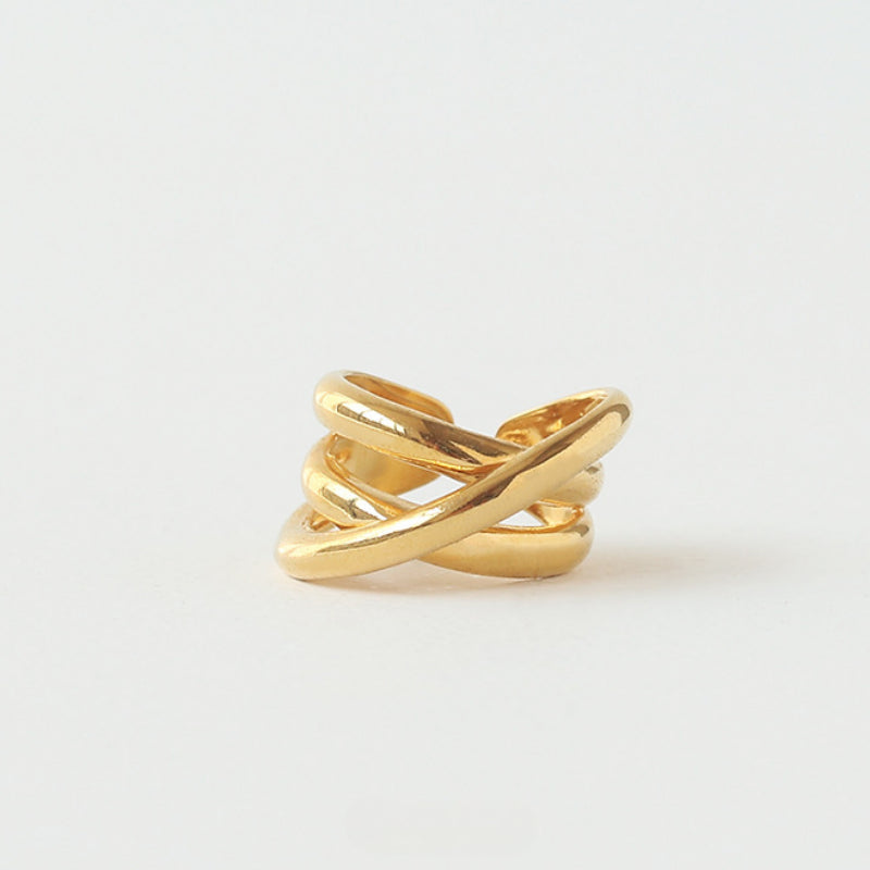Cross Simple Metal Cool Rings