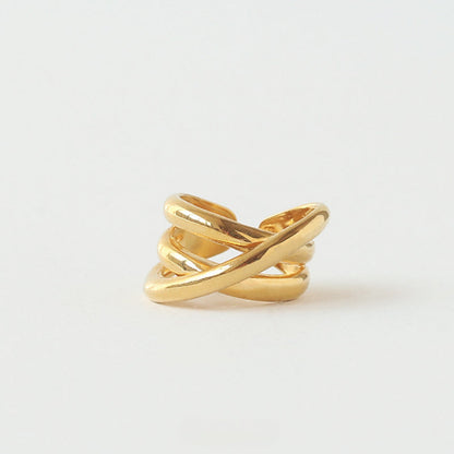 Cross Simple Metal Cool Rings