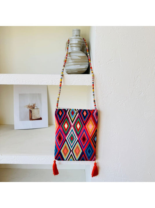 Cosbai - Bohemian Knitted Crossbody Bag