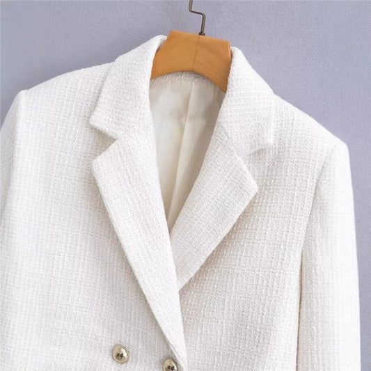 Chunky Knit Cropped Jacket