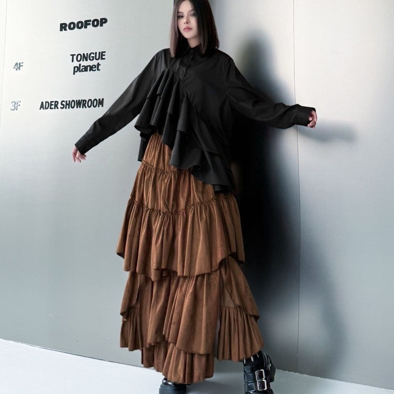 Loose Fleece Lined Cake Skirt