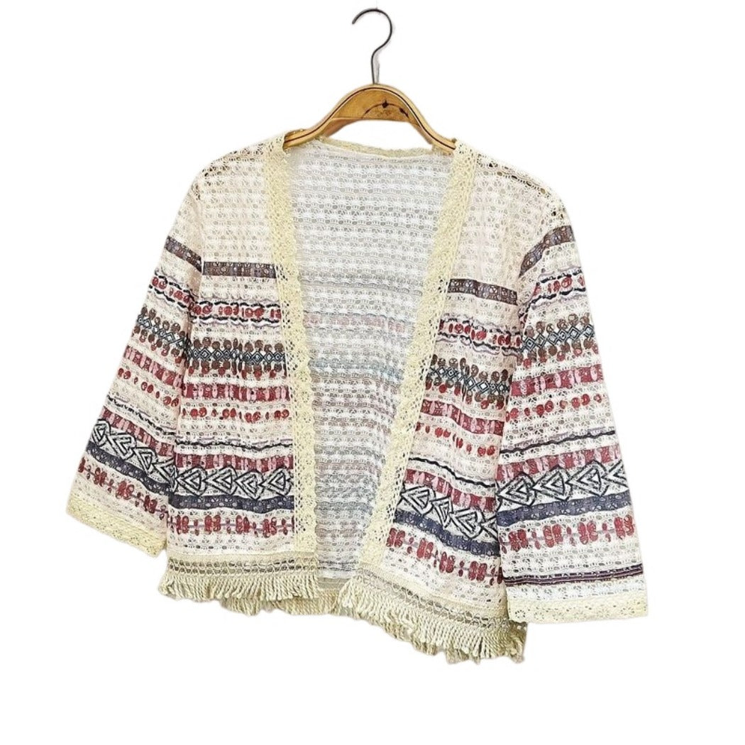 Crosa - Boho Knit Cardigan Cover-Up – Stylish &amp; Cozy