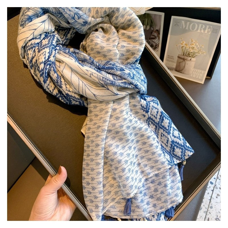 Print Fashion Square Scarf
