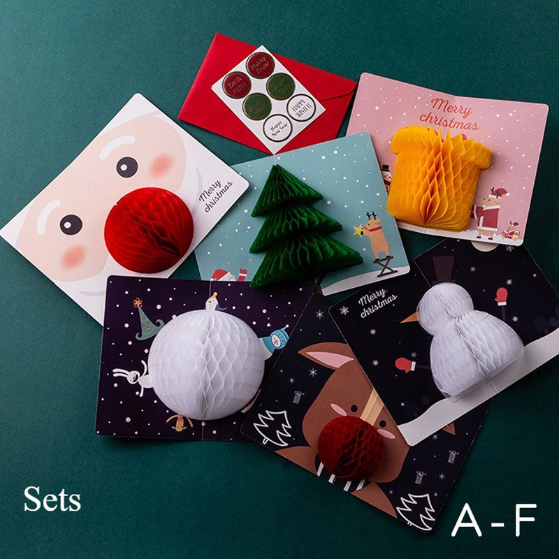 Merry Christmas Pop Up Gifts Greeting Card