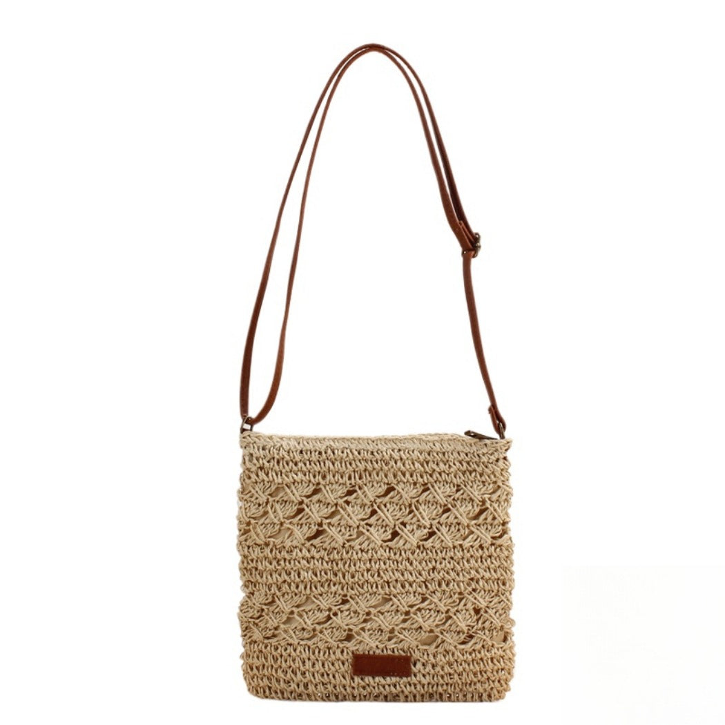 Cosbai - Roomy Crochet Crossbody Bag - Classic &amp; Chic