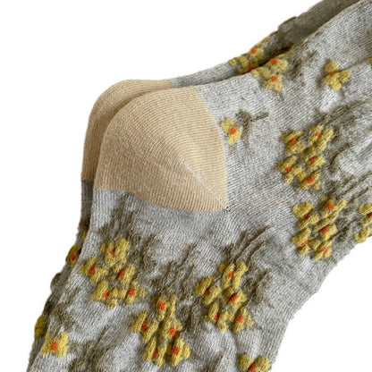 Rufia - Vintage Oil Painting Floral Socks