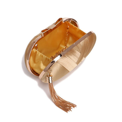 Silk Round Banquet Handbag