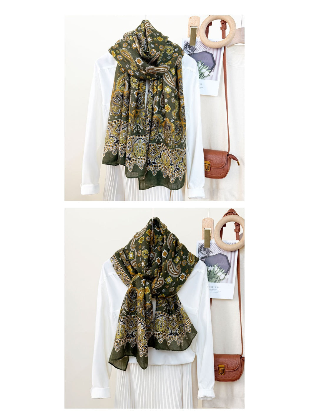 Scarvii - Bohemian Paisley Shawl Scarf for Women