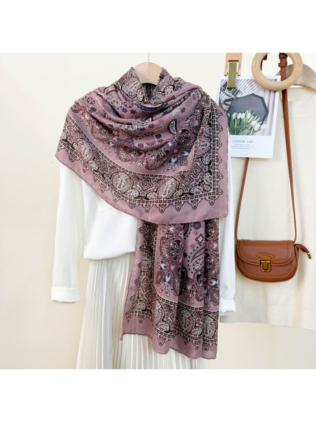 Scarvii - Bohemian Paisley Shawl Scarf for Women