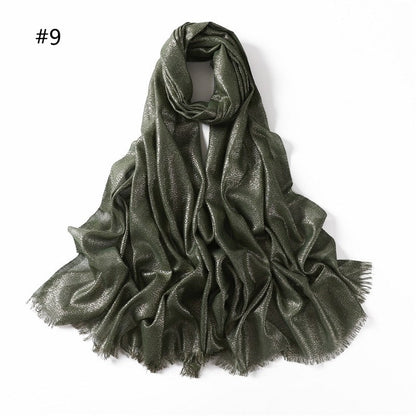 Lightweight Breathable Solid Color Scarf