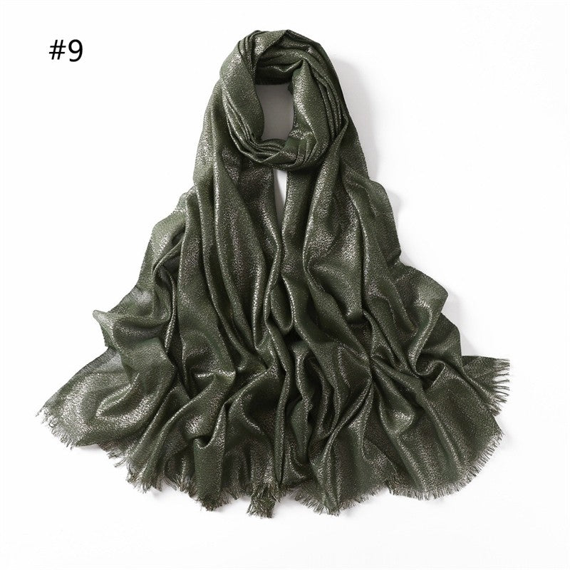 Lightweight Breathable Solid Color Scarf