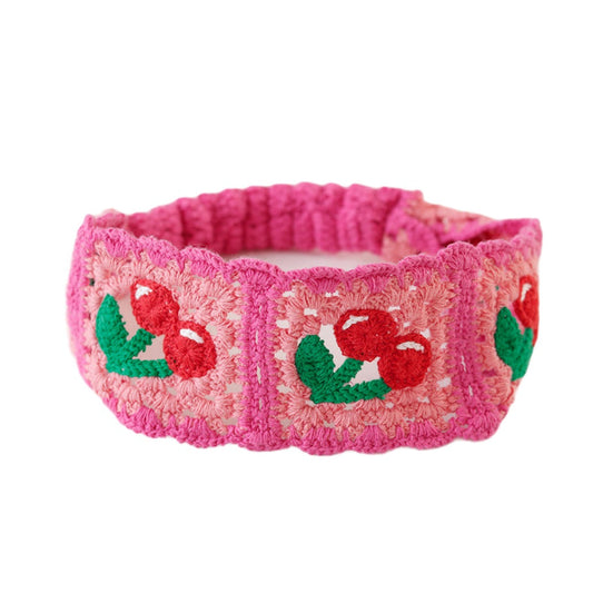 Haila - Floral Colorful Knit Headband - Cute &amp; Stylish