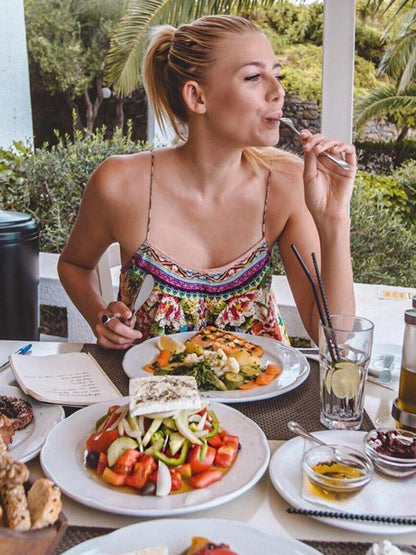 Floral Spaghetti-Neck Maxi Dress