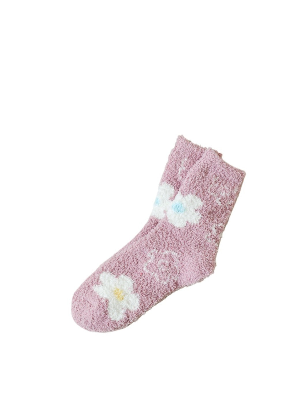 Rufia - Winter Jacquard Mid-calf Sleep Socks