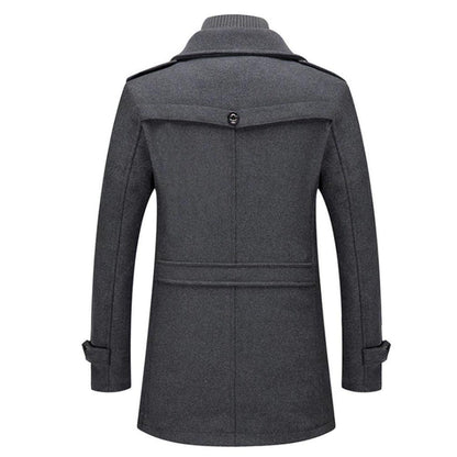Sky Madrid Wool Trench Coat