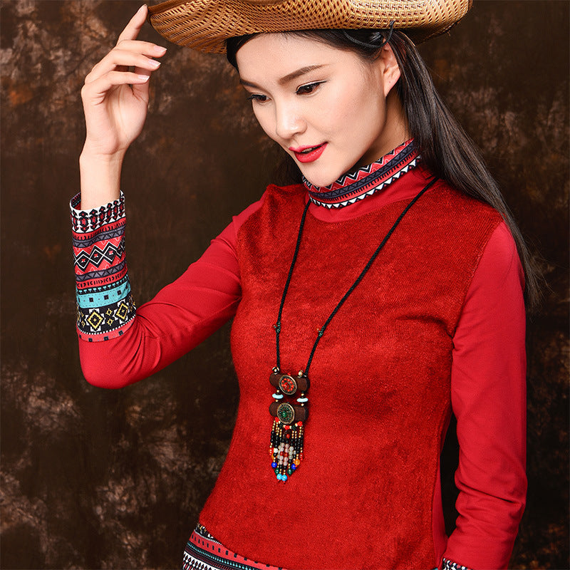 National Style And Creative Tassel Necklaces, Female Pendants, Ornaments, Vintage Sweater Chains
