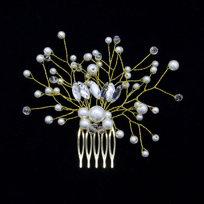 Pearl Bridal Hair Comb Hair Accessory for Weddings