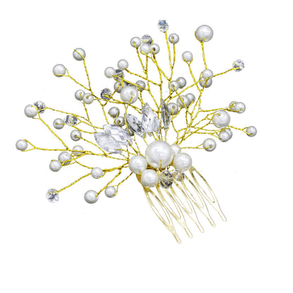 Pearl Bridal Hair Comb Hair Accessory for Weddings